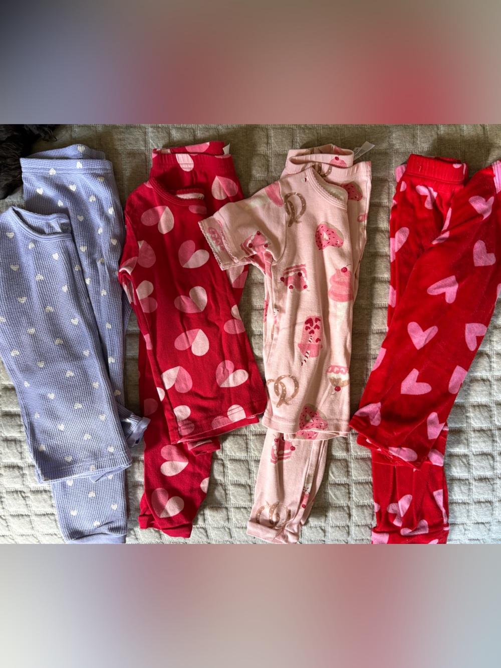 Cat & Jack Valentine Pajama Bundle